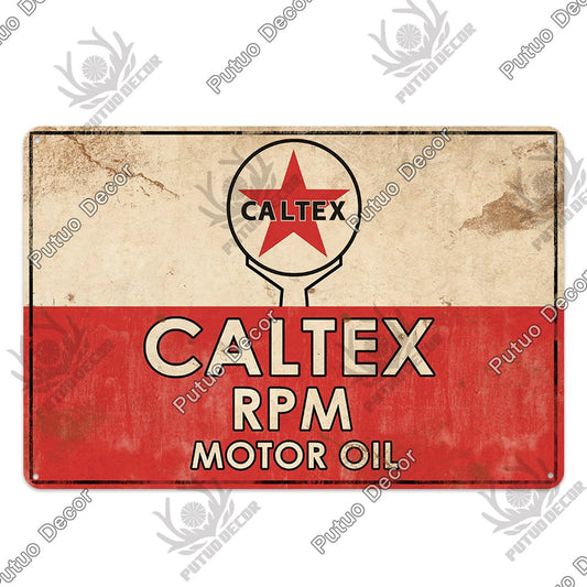 Vintage Caltex Garage Sign